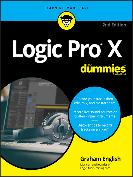 Cover image for Logic Pro X For Dummies